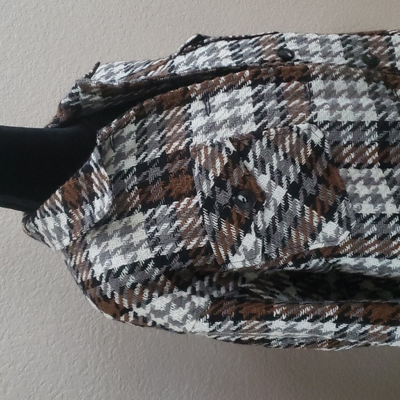 Vero moda houndstooth shacket - Picture 2 of 4
